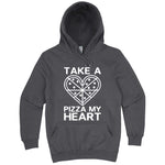  "Take a Pizza My Heart" hoodie, 3XL, Storm