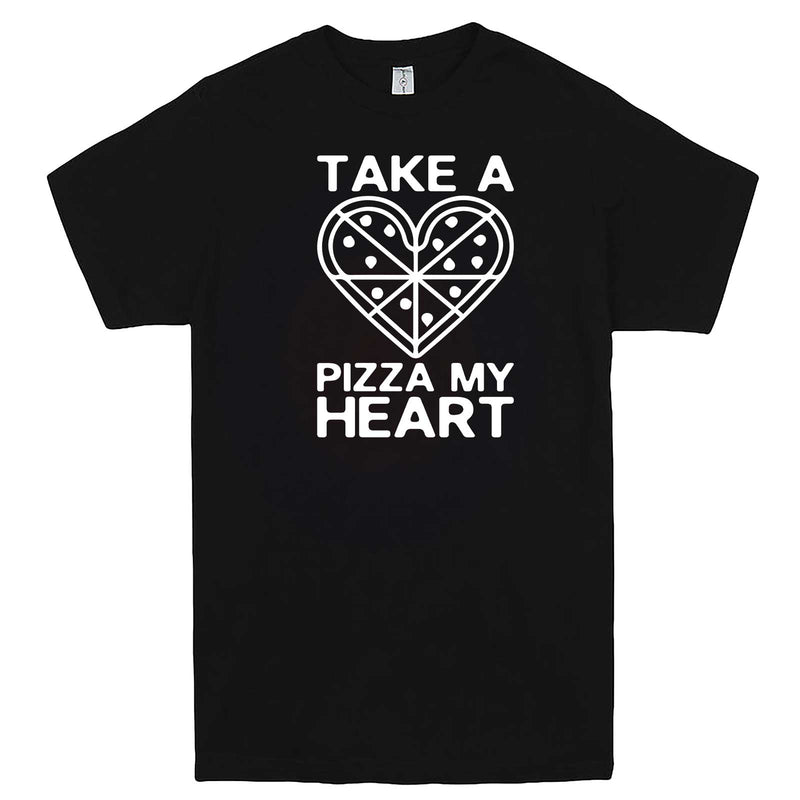  "Take a Pizza My Heart" men's t-shirt Black