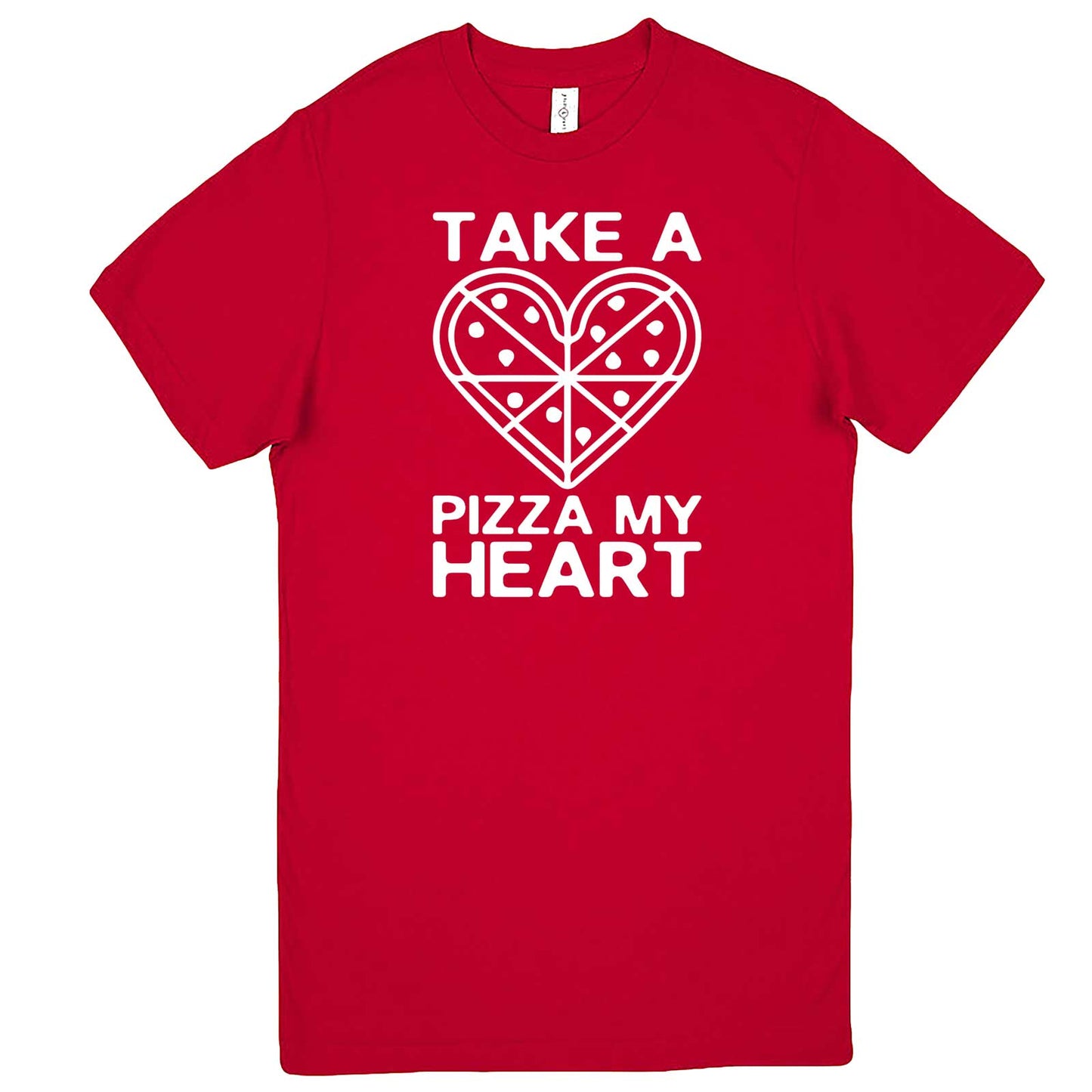  "Take a Pizza My Heart" men's t-shirt Red