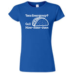  "Taco Emergency Call Nine-Juan-Juan" women's t-shirt Royal Blue