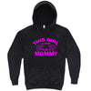  "This Girl is Going to Be a Mommy, Pink Text" hoodie, 3XL, Vintage Black