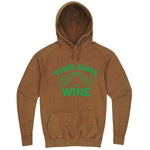  "This Girl Loves Her Wine, Green Text" hoodie, 3XL, Vintage Camel