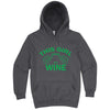  "This Girl Loves Her Wine, Green Text" hoodie, 3XL, Storm