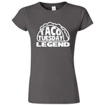  "Taco Tuesday Legend" women's t-shirt Charcoal