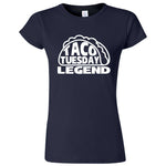  "Taco Tuesday Legend" women's t-shirt Navy Blue