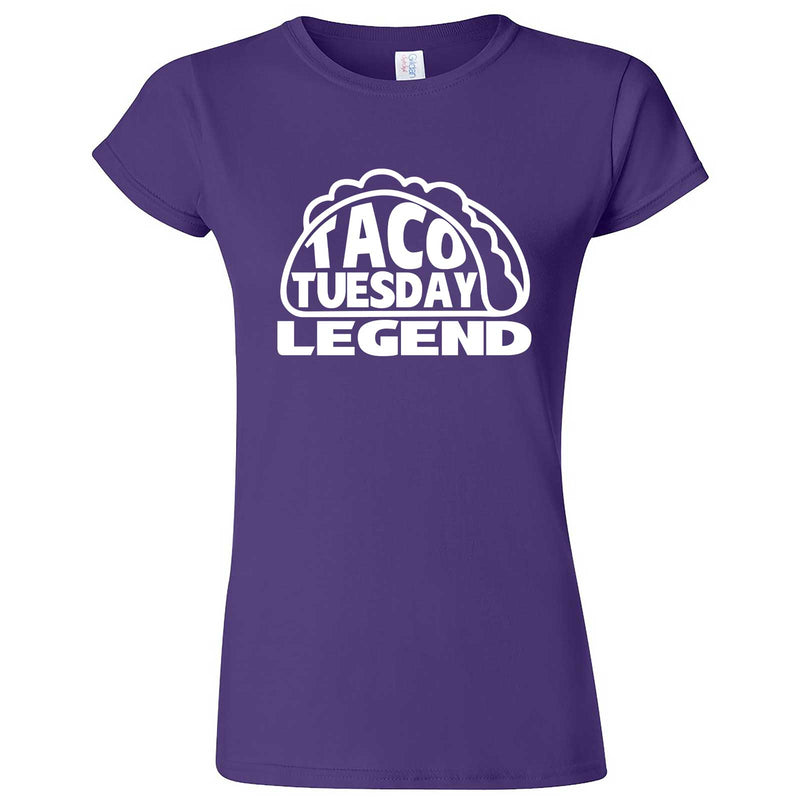  "Taco Tuesday Legend" women's t-shirt Purple