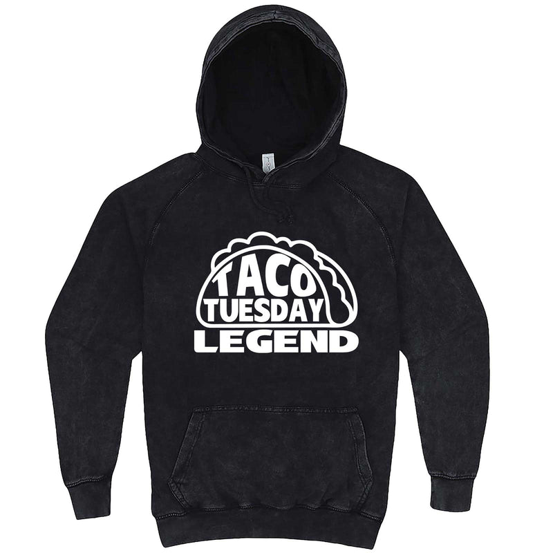  "Taco Tuesday Legend" hoodie, 3XL, Vintage Black
