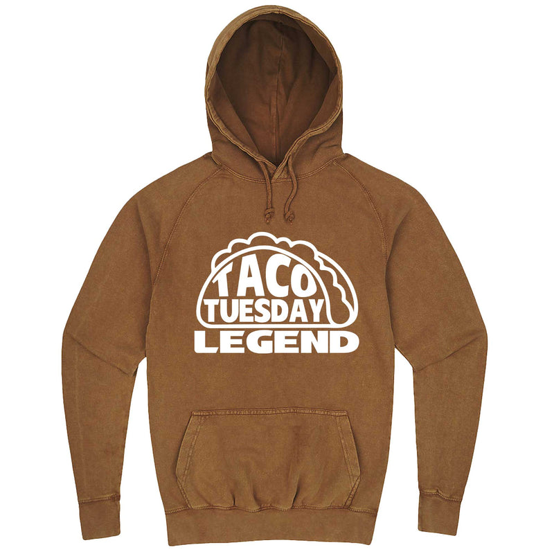  "Taco Tuesday Legend" hoodie, 3XL, Vintage Camel