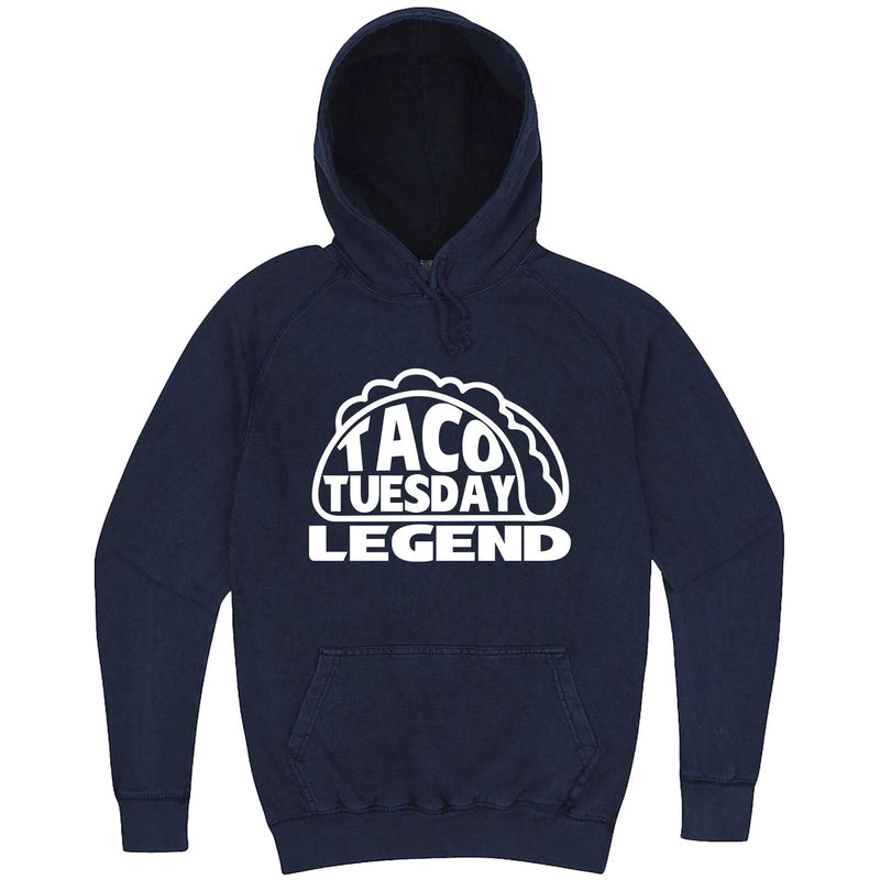  "Taco Tuesday Legend" hoodie, 3XL, Vintage Denim