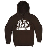  "Taco Tuesday Legend" hoodie, 3XL, Chestnut