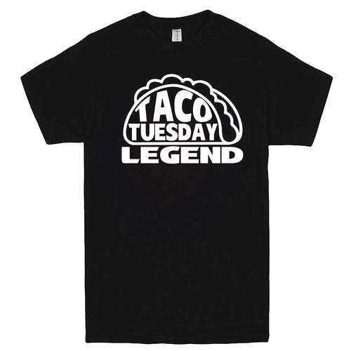  "Taco Tuesday Legend" men's t-shirt Black