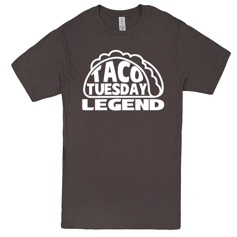  "Taco Tuesday Legend" men's t-shirt Charcoal