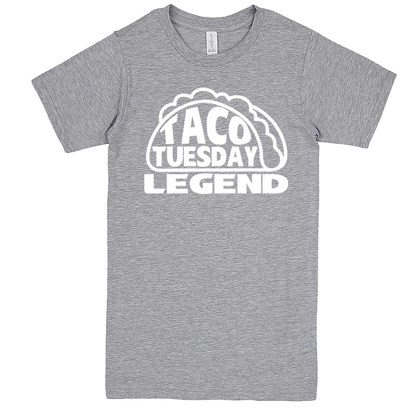  "Taco Tuesday Legend" men's t-shirt Heather-Grey