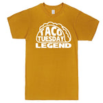  "Taco Tuesday Legend" men's t-shirt Mustard