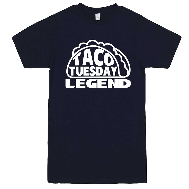  "Taco Tuesday Legend" men's t-shirt Navy-Blue