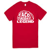  "Taco Tuesday Legend" men's t-shirt Red