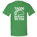  "Tacos Before Vatos" men's t-shirt Irish-Green