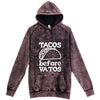  "Tacos Before Vatos" hoodie, 3XL, Vintage Cloud Black