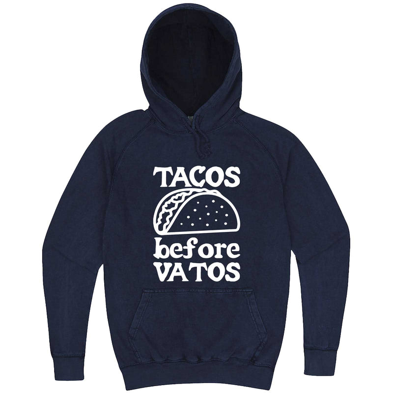  "Tacos Before Vatos" hoodie, 3XL, Vintage Denim