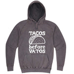  "Tacos Before Vatos" hoodie, 3XL, Vintage Zinc