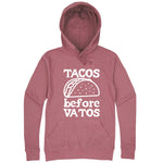  "Tacos Before Vatos" hoodie, 3XL, Mauve