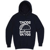 "Tacos Before Vatos" hoodie, 3XL, Navy