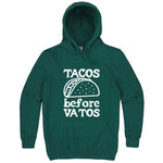  "Tacos Before Vatos" hoodie, 3XL, Teal