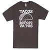  "Tacos Before Vatos" men's t-shirt Charcoal