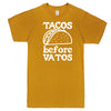  "Tacos Before Vatos" men's t-shirt Mustard