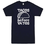  "Tacos Before Vatos" men's t-shirt Navy-Blue