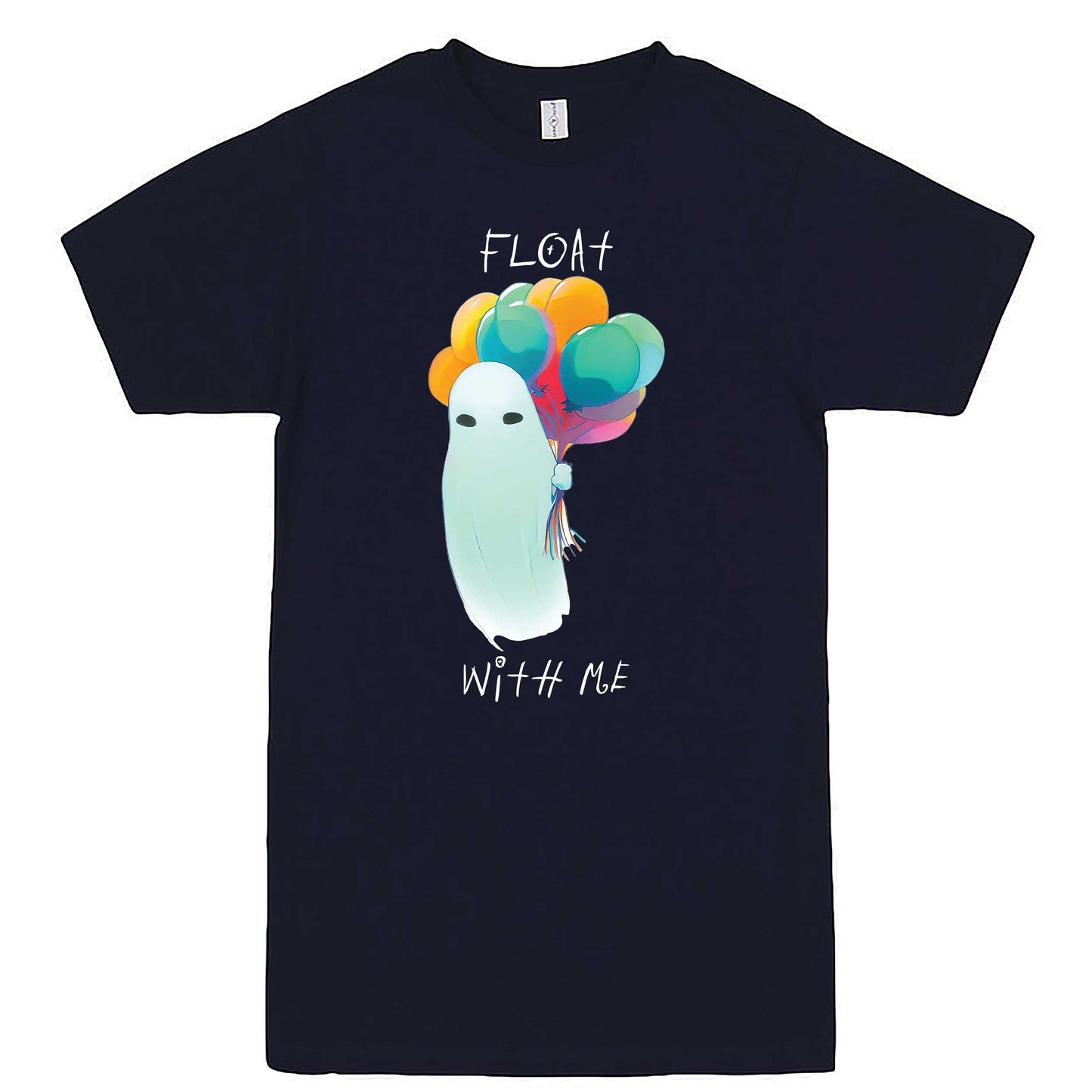"Float With Me" Men's shirt Navy-Blue