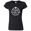  "Tequila Made Me Do It" women's t-shirt Black