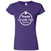  "Tequila Made Me Do It" women's t-shirt Purple