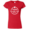  "Tequila Made Me Do It" women's t-shirt Red