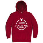  "Tequila Made Me Do It" hoodie, 3XL, Paprika