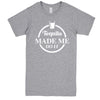  "Tequila Made Me Do It" men's t-shirt Heather-Grey