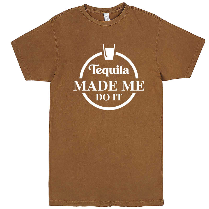 "Tequila Made Me Do It" men's t-shirt Vintage Camel
