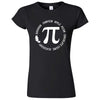  "Thanksgiving Pi - Geeky Foody Shirt" women's t-shirt Black