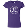  "Thanksgiving Pi - Geeky Foody Shirt" women's t-shirt Purple