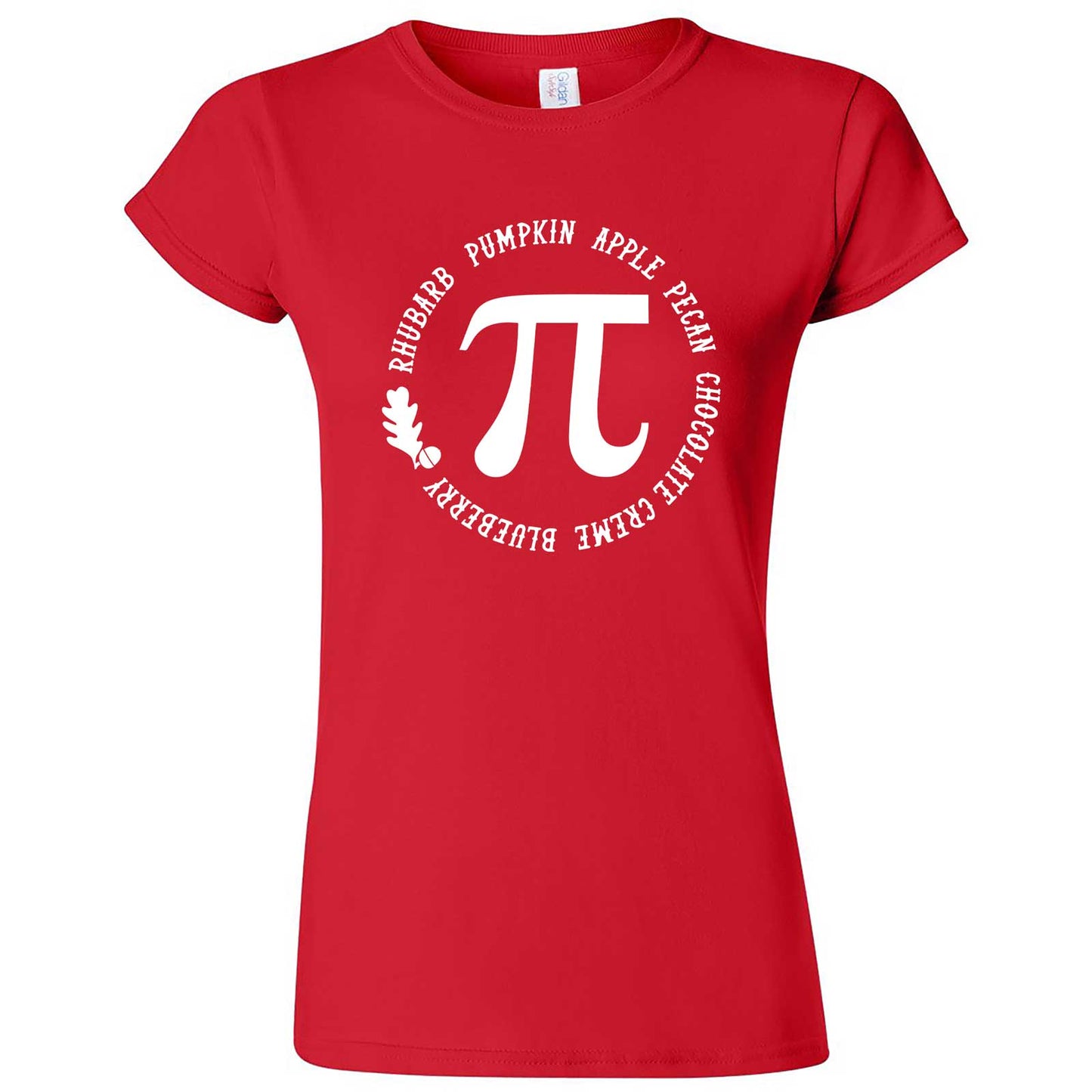  "Thanksgiving Pi - Geeky Foody Shirt" women's t-shirt Red