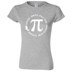  "Thanksgiving Pi - Geeky Foody Shirt" women's t-shirt Sport Grey