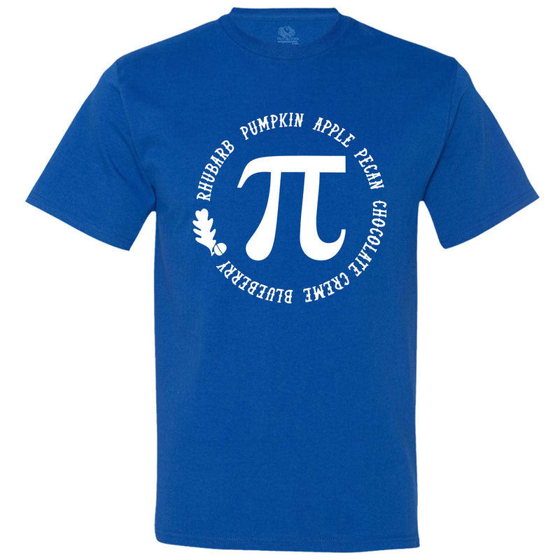  "Thanksgiving Pi - Geeky Foody Shirt" men's t-shirt Royal-Blue