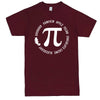  "Thanksgiving Pi - Geeky Foody Shirt" men's t-shirt Burgundy