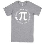 "Thanksgiving Pi - Geeky Foody Shirt" men's t-shirt Heather-Grey