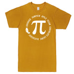  "Thanksgiving Pi - Geeky Foody Shirt" men's t-shirt Mustard