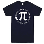  "Thanksgiving Pi - Geeky Foody Shirt" men's t-shirt Navy-Blue