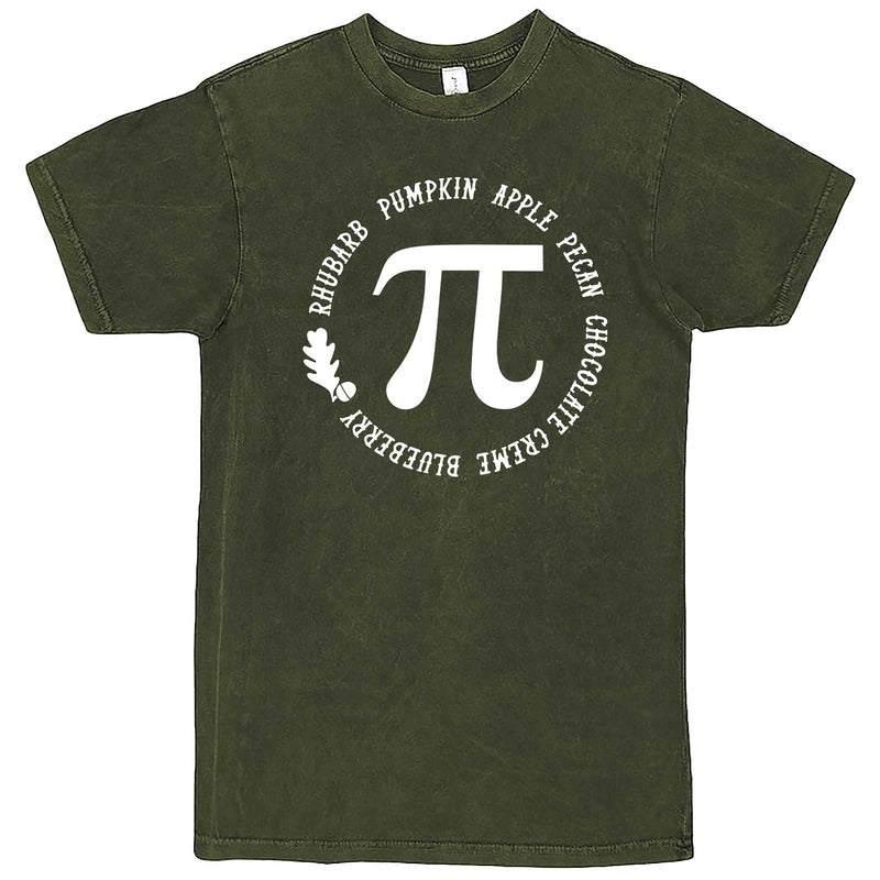  "Thanksgiving Pi - Geeky Foody Shirt" men's t-shirt Vintage Olive