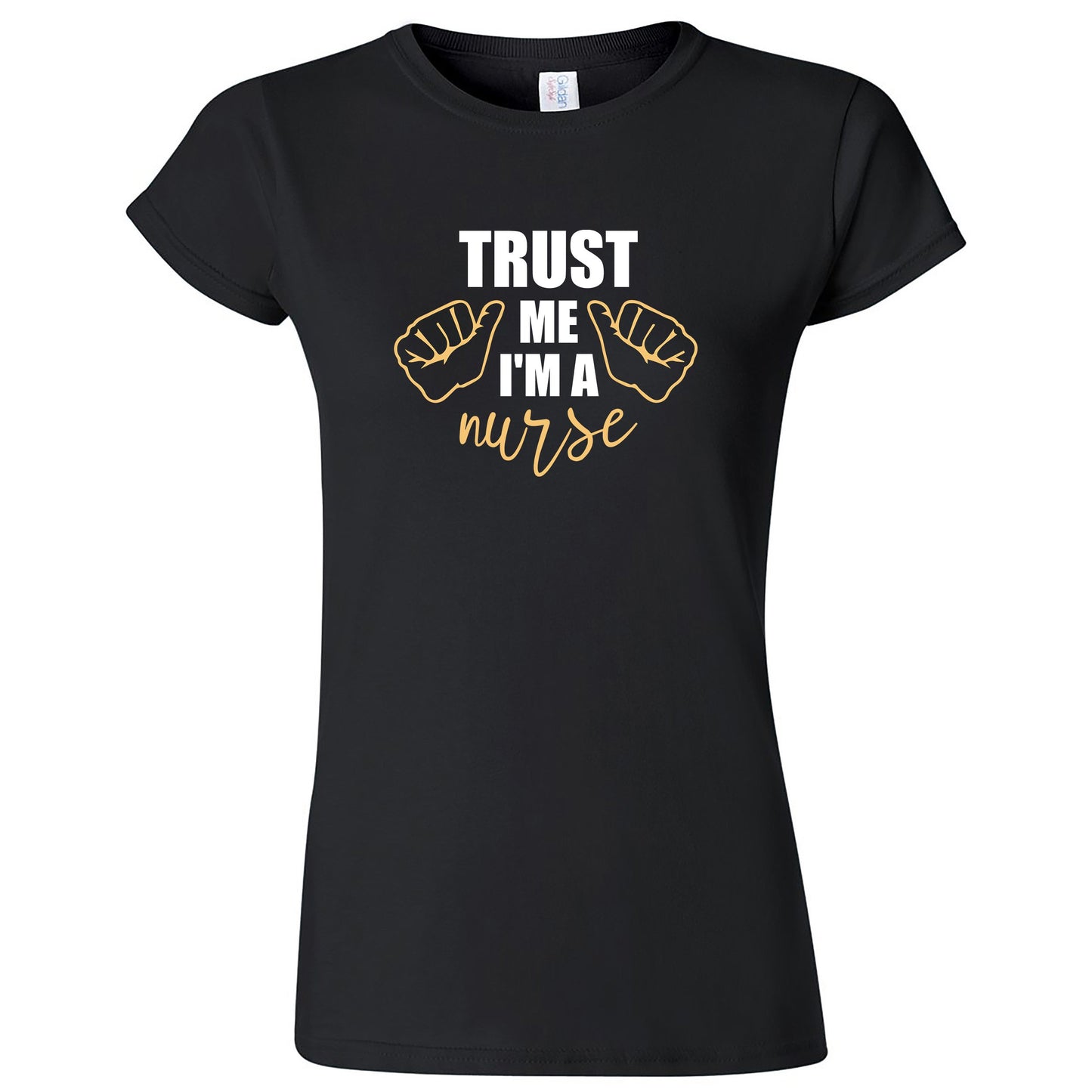 "Trust Me I'm a Nurse" Men's Shirt Black