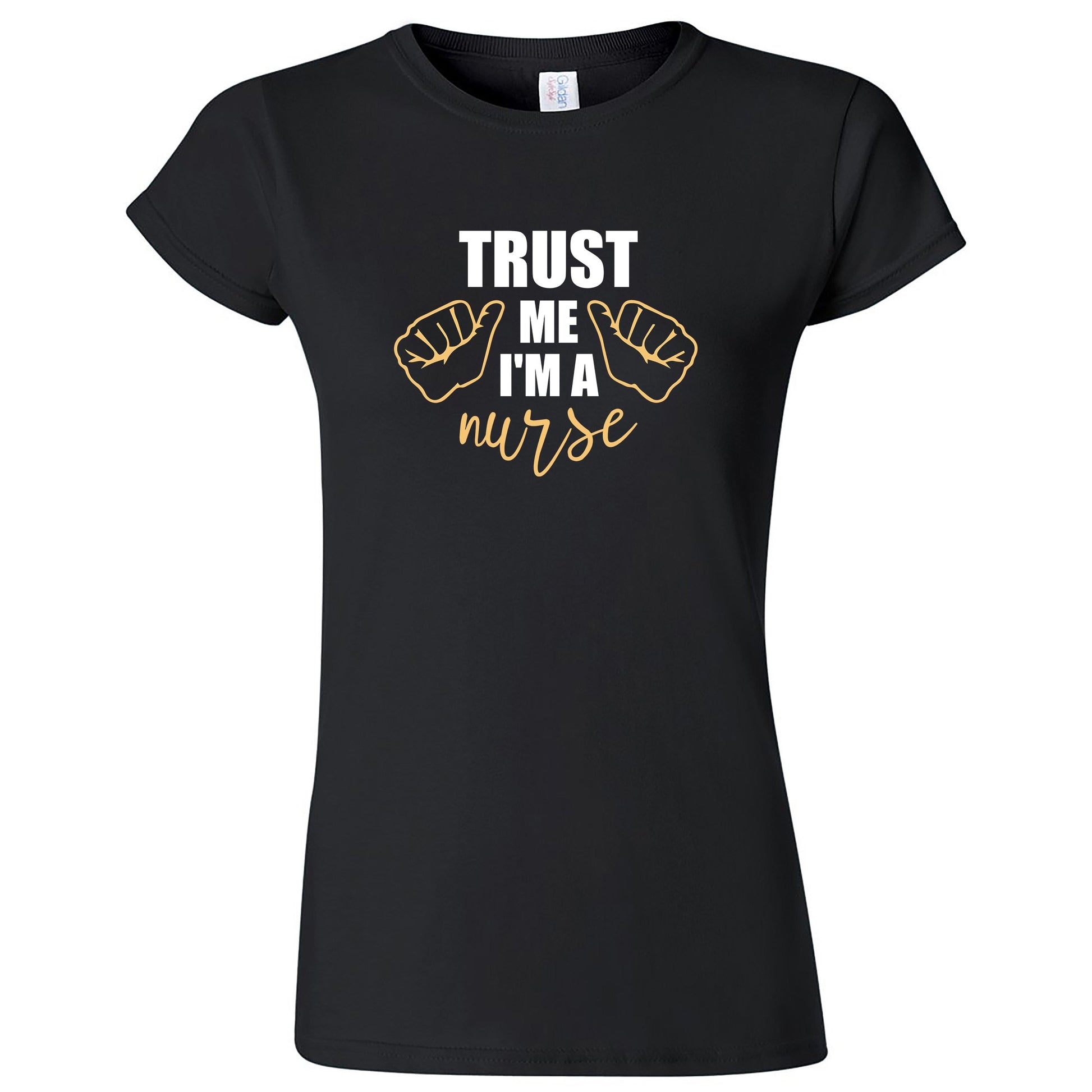 "Trust Me I'm a Nurse" Men's Shirt Black