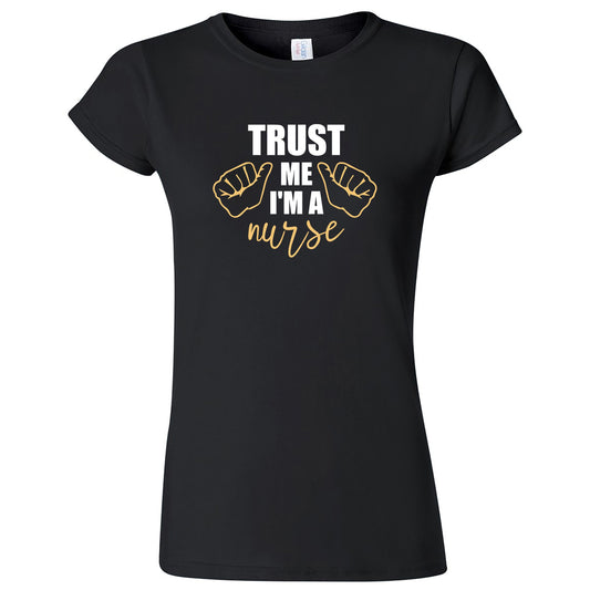 "Trust Me I'm a Nurse" Men's Shirt Black